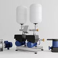 Industrial Equipment Set With Water Tanks Pump System Centrifugal Pump And Valve
