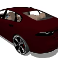 Dark Brown Jaguar Car With Sleek Body Distinctive Grille Sharp Headlights And Black Alloy Wheels