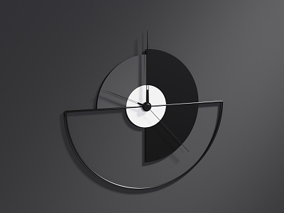 Modern Clock 3d model