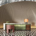 CCD reception desk 3d model