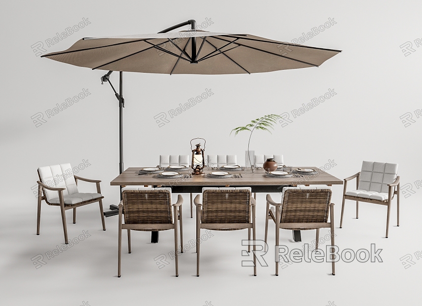 Modern Outdoor Table and Chair Outdoor Dining Table and Chair model