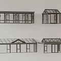 Multiple Types Of Aluminum Glass Sun Shade Canopy For Patio And House Exterior Decoration