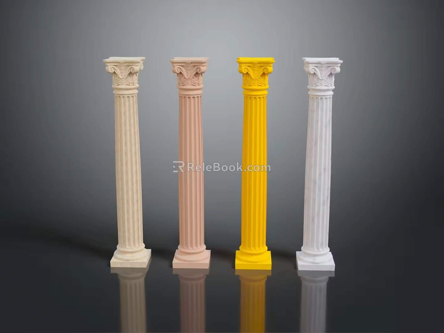Columns Stone Columns Stone Columns Old Columns Roman Columns Roman Columns Classical Columns Greek Columns 3d model