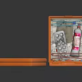 Portable Medical Devices First Aid Kit With Medicine Bottles Ointment Tubes And Pill Packages