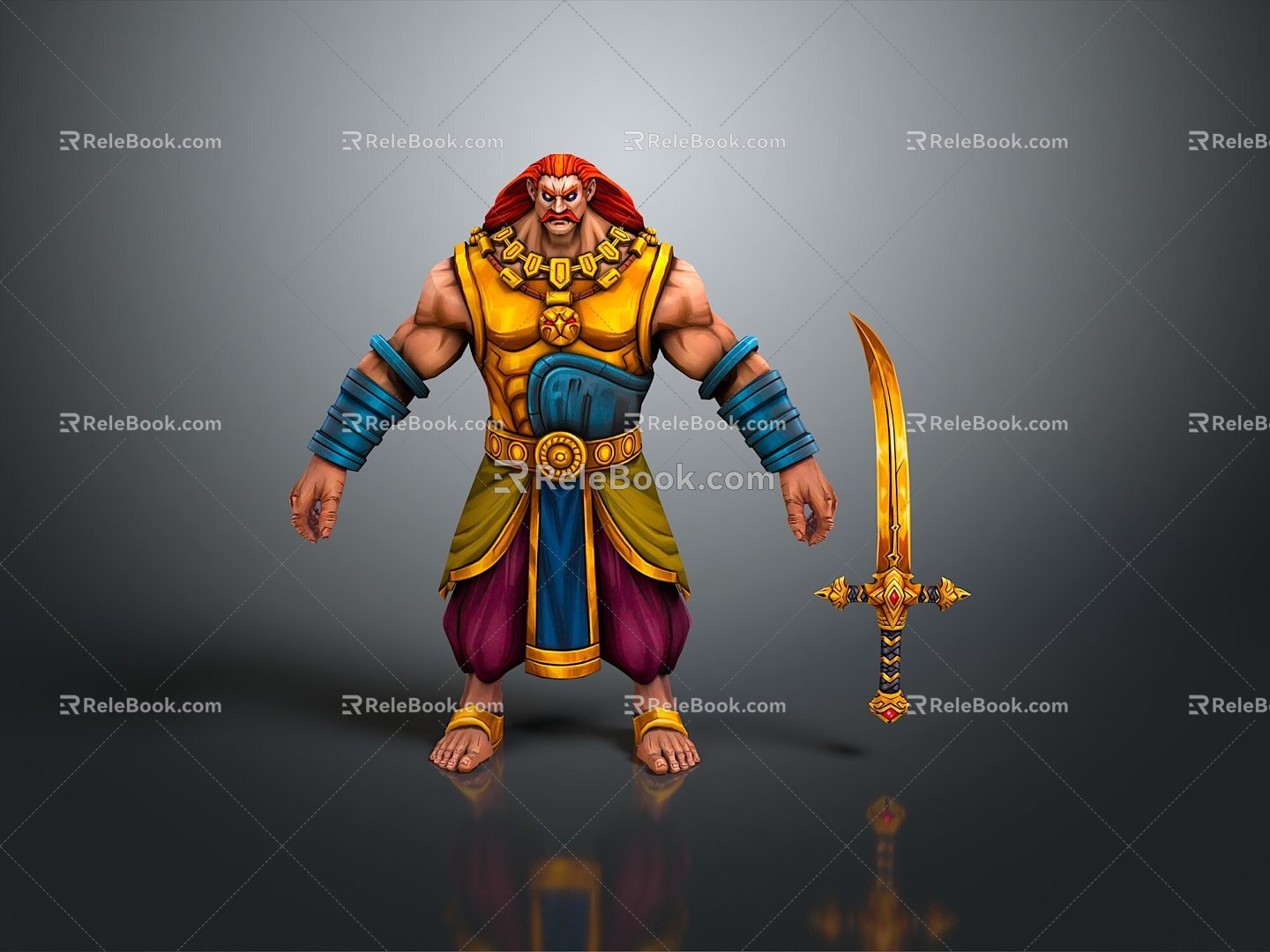 Western Samurai Western Warrior Western Hero Western Warrior Knight Hero Ancient Warrior Paladin 3d model