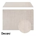 Beige Square Rug With Woven Texture And Modern Design For Home Decor