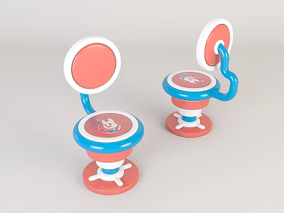 Modern Children's Chair Home Chair 3d model