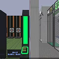 Modern Indoor Archery Range with Multiple Targets and Fitness Training Equipment
