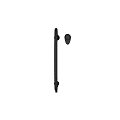 Modern Black Curved Spout Faucet With Sleek Design And Single Handle Control