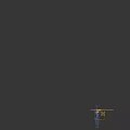 Two Unique Columns with Light Dark Gray Wavy Texture Against Gray Wall Vertical Light Strip