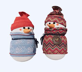 Ethnic Style Toy Snowman Doll Toy 3d model