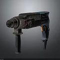 BOSCH Professional Rotary Hammer Drill With Blue Black Design Red Power Button And Ergonomic Handle