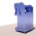 pneumatic bending machine 3d model