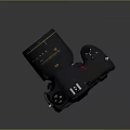 Modern Camera SLR Nikon Camera SLR Camera Card Machine 3d model