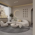 Modern SPA Room Featuring Massage Beds Two Bathtubs And Shower 3d model