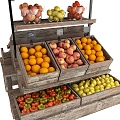 shelf fruit stand 3d model