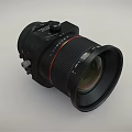 Professional Digital Camera Lens Large Aperture Black Design Red Line Accent Zoom Ring