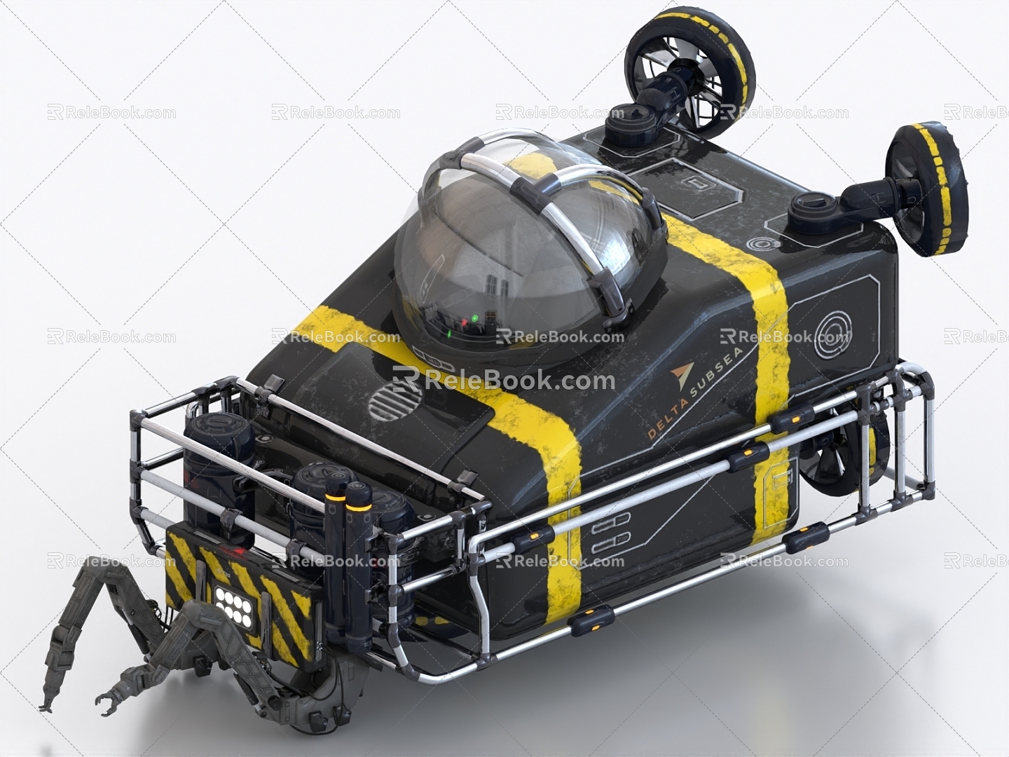 Deep-sea excavator Marine operation equipment Submersible model