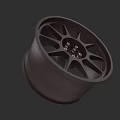 Car Wheel Rim With Stylish Dark Finish And Spoke Design For Modern Vehicles