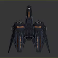 Modern Spaceship Spacecraft 3d model