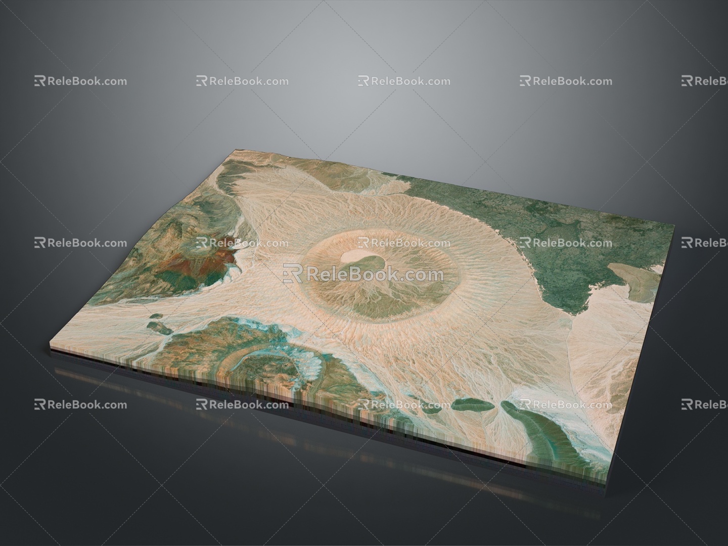 Geography, topography, mountain shape, ridge, ridge, valley, mountain range, canyon, geomorphology, mountain peak, mountain body 3d model