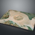 Geography, topography, mountain shape, ridge, ridge, valley, mountain range, canyon, geomorphology, mountain peak, mountain body 3d model