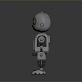Robot Assistant Small Robot Butler Robot Butler Figure Game Figure 3d model