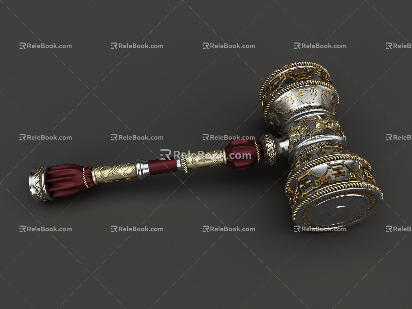 Modern Hammer 3d model