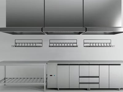 Modern Kitchen Equipment Kitchen Equipment 3d model