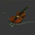Violin Violin Cartoon Violin Animation Violin Instrument String Western Instrument 3d model