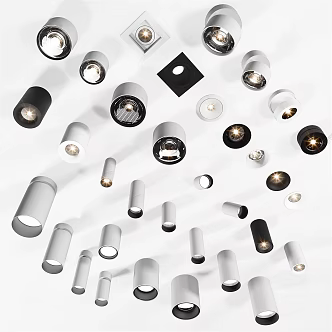 Modern Downlight Spotlight 3d model