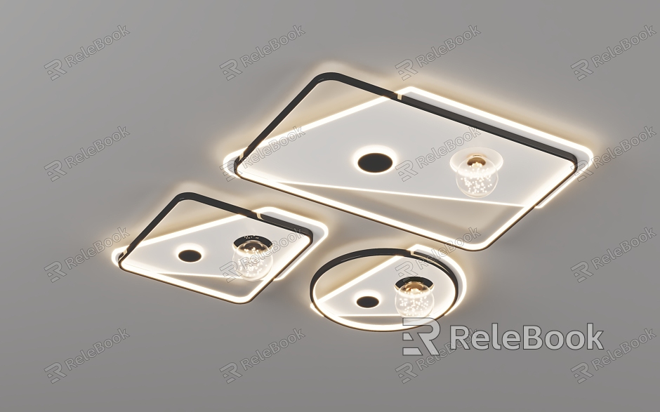 Creative star ceiling lamp model