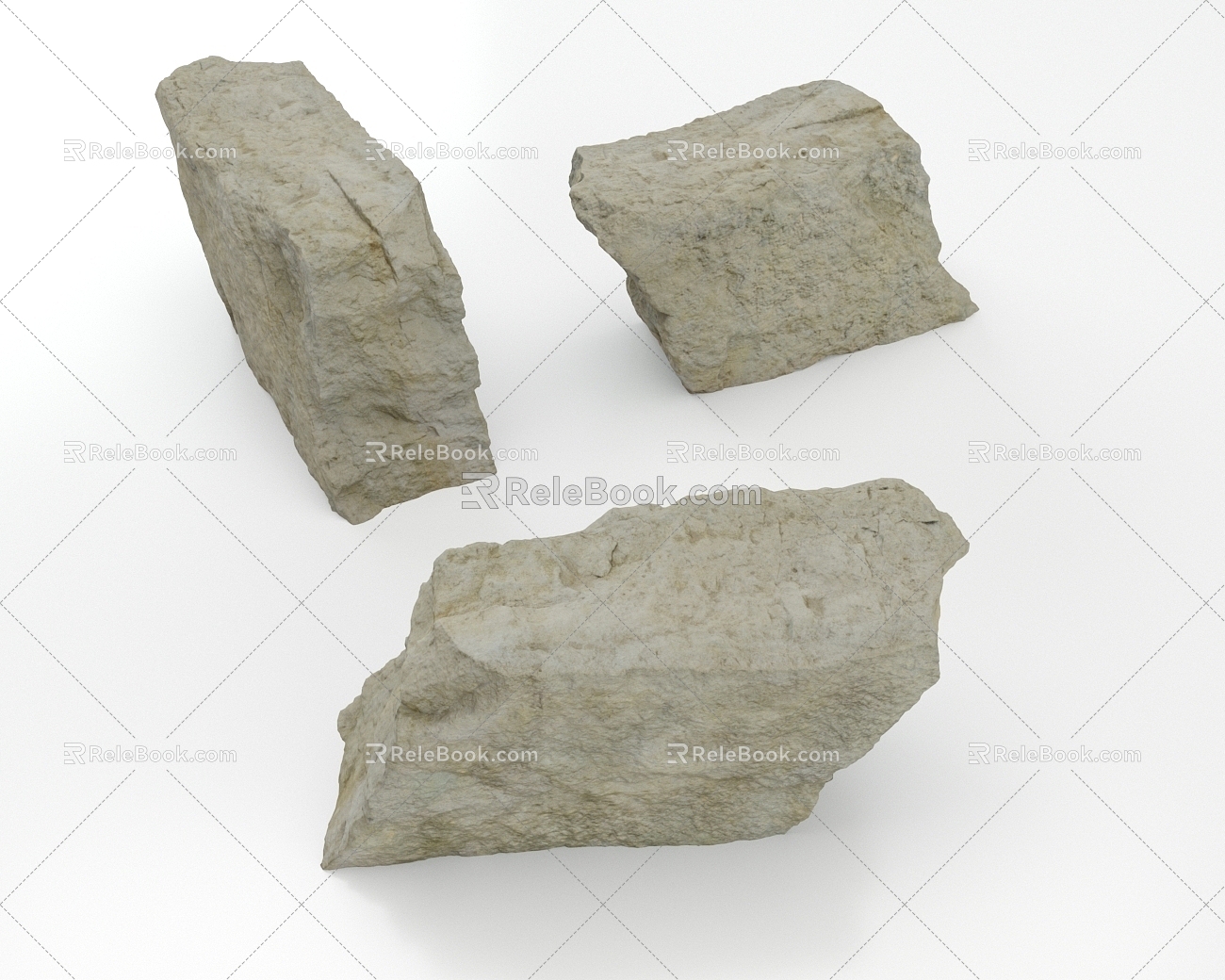 Stone Block Stone Stone Stone Stone Stone Stone 3d model