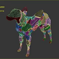 Advanced Futuristic Mechanical Dog With Cybernetic Armor And Metallic Details