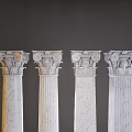 Roman Column Corinthian Column 3d model