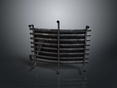 Efficient Computer CPU Cooling Heatsink With Metal Fin Structure Design For PC 3d model