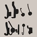 Hook clothes hook 3d model
