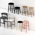 Various Modern Bar Stools In Black White Wooden Red And Gold With Stylish Designs