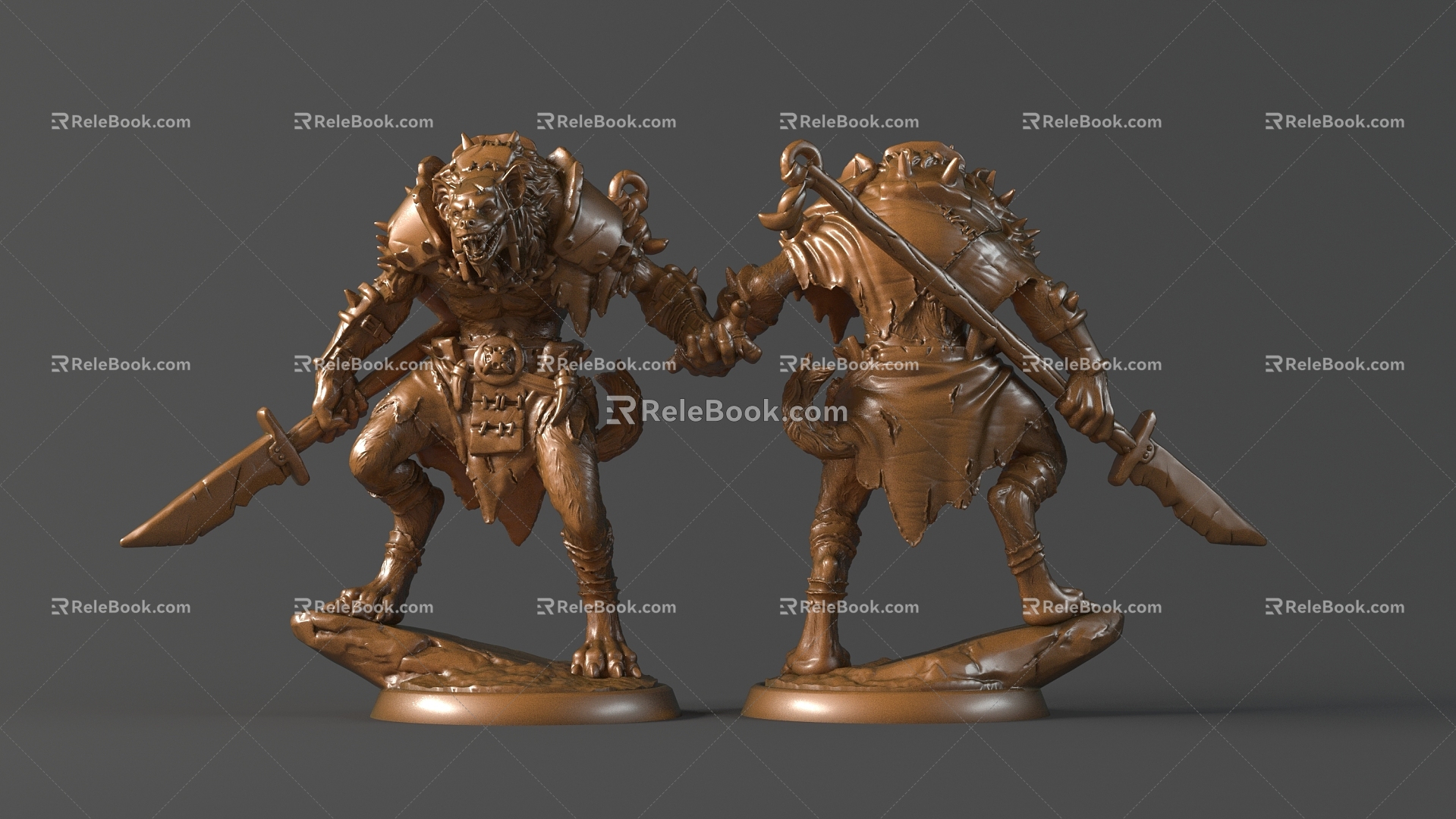 Alien Kobold Warrior 3d model