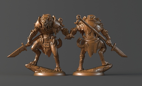 Alien Kobold Warrior 3d model