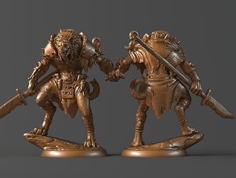 Alien Kobold Warrior 3d model