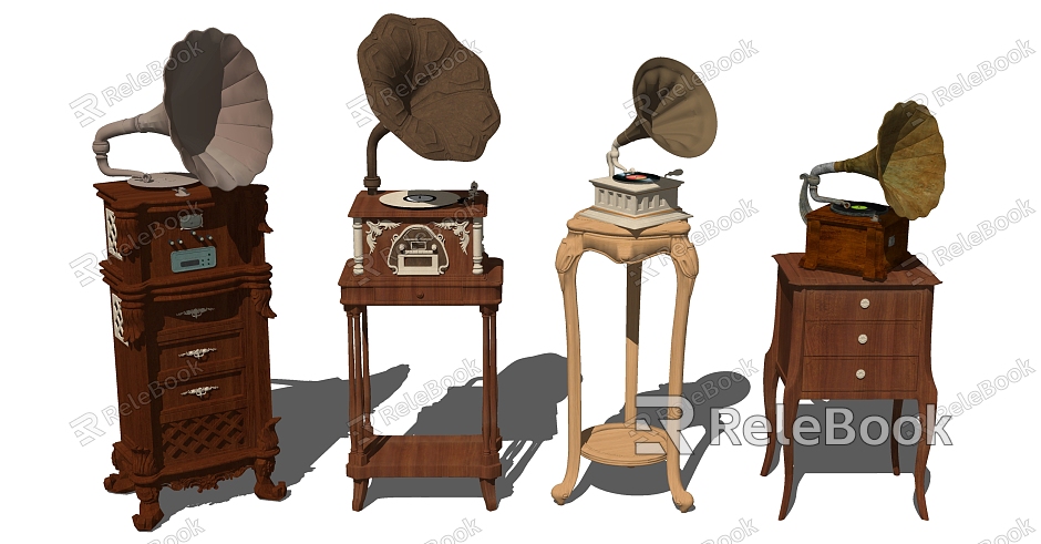 European Phonograph Phonograph Corner Combination model