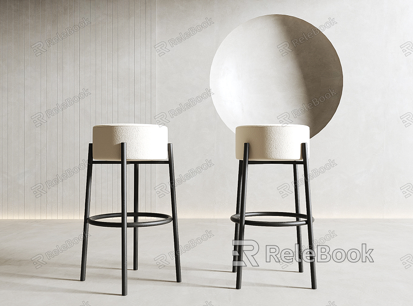 Modern Bar Stool Bar Chair model