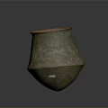 Ancient Carved Terracotta Vase With Sculptural Design And Traditional Artifact Features