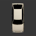 Classic Beige Car Vintage Exterior Design Shiny Surface With Floor Reflection