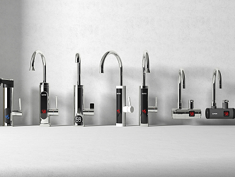 Modern faucet electric faucet 3d model