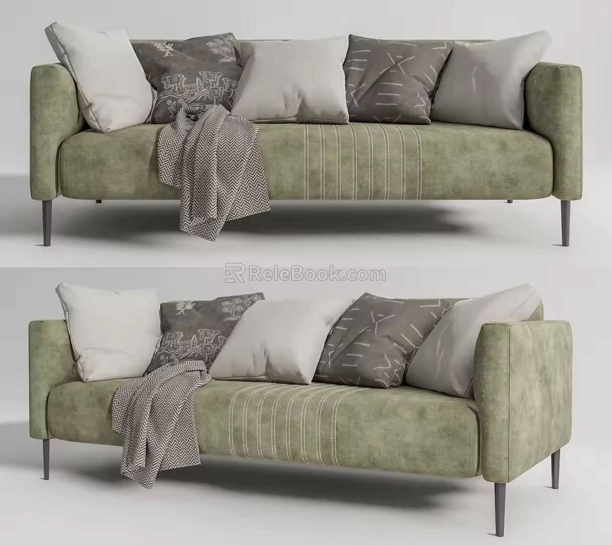 Modern Multiplayer Sofa 3d model