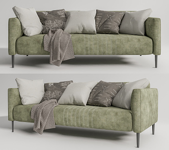 Modern Multiplayer Sofa 3d model