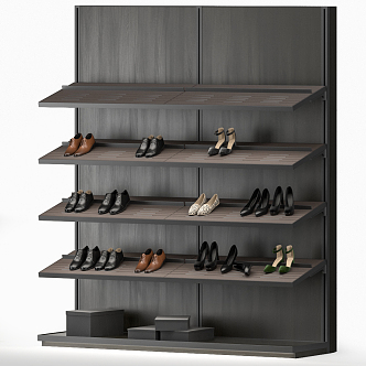 Modern Shoes Shoe Rack Shoe Cabinet 3d model