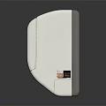 Modern White Air Conditioner Fan With Sleek Grille Design For Home Use